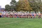 Girls Under-15s 2025 National Cross Country Relays, Berry Hill Park, Mansfield. Photo: David T. Hewitson/Sports for All Pics